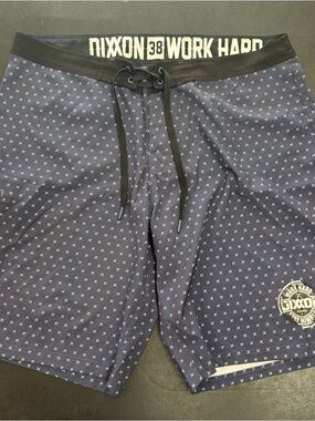 DIXXON Men's Navy Micro Cross Board Shorts